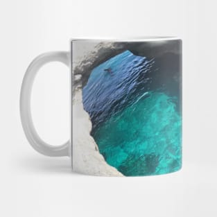 Turquoise Greece Beach Photography Mug